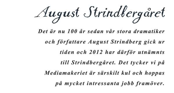August Strindbergåret